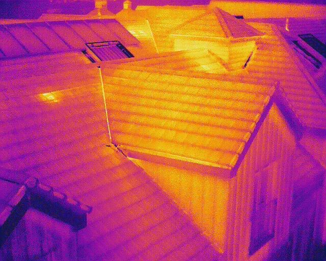 Thermal Imaging Roof Survey Image Halesowen